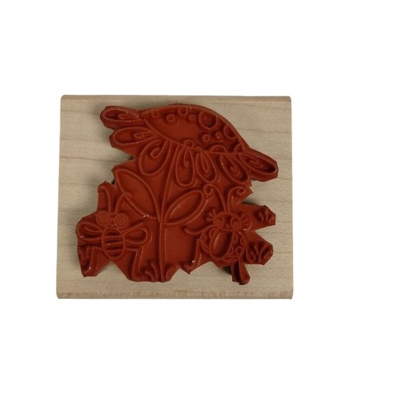 Stampin up Ladybug Picnic 5 Piece Mounted Rubber Stamp Set 2004 Summer - Picture 11 of 13